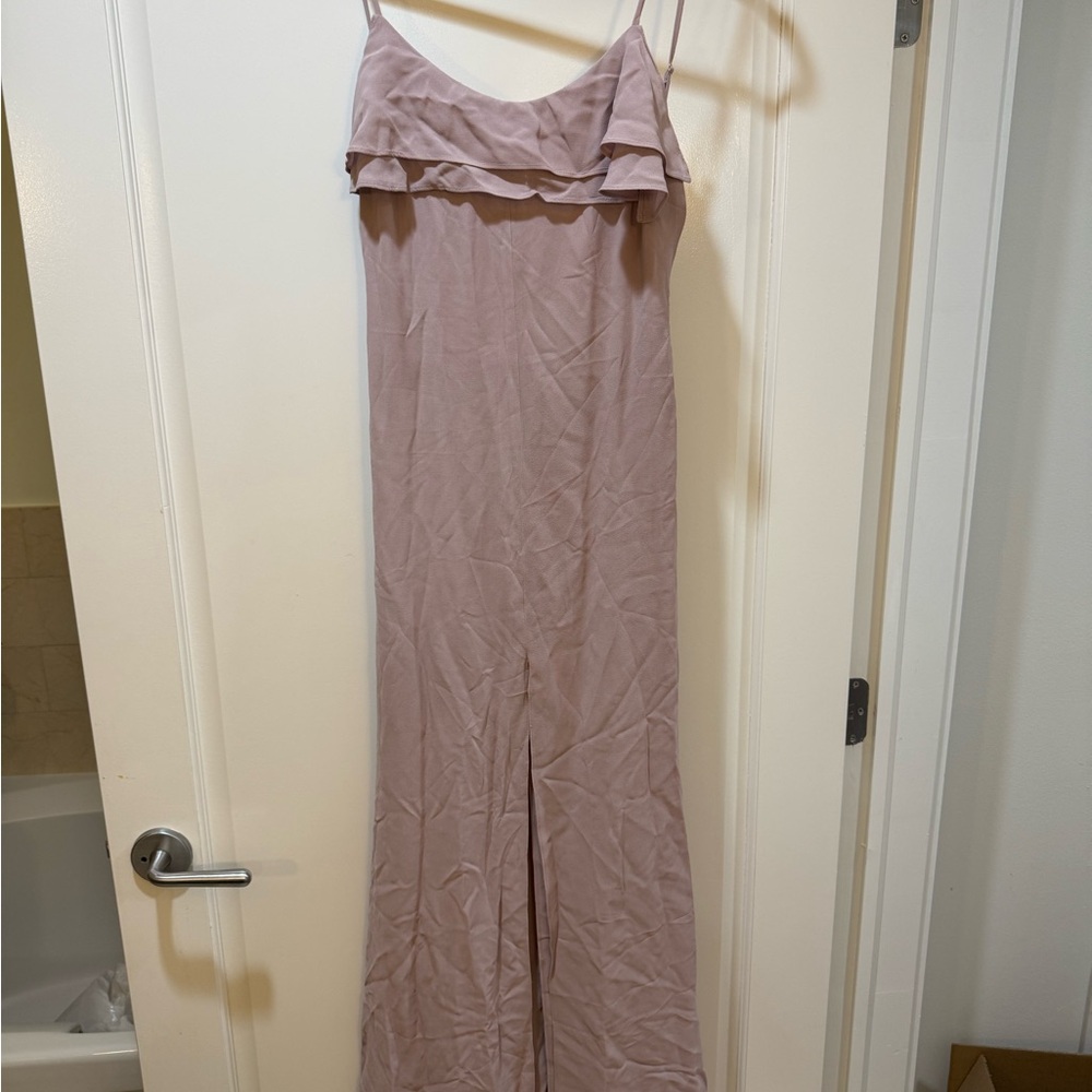 Reformation Pink Maxi Dress Sleeveless Spaghetti Strap